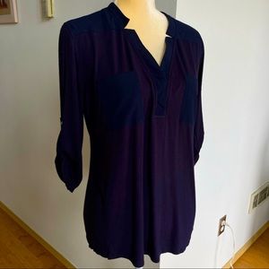 Calvin Klein Blue Knit Top